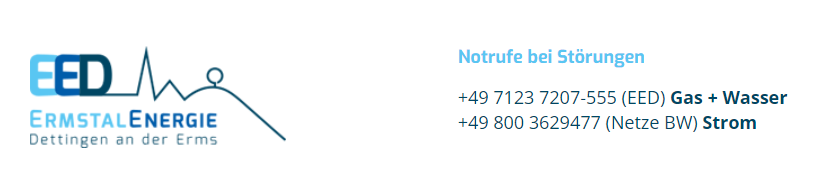 Notruf bei Störungen